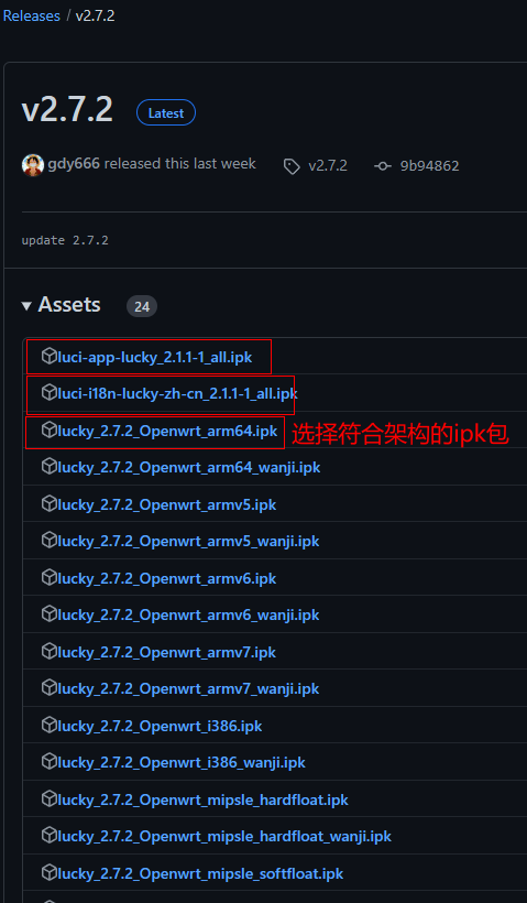 Releases